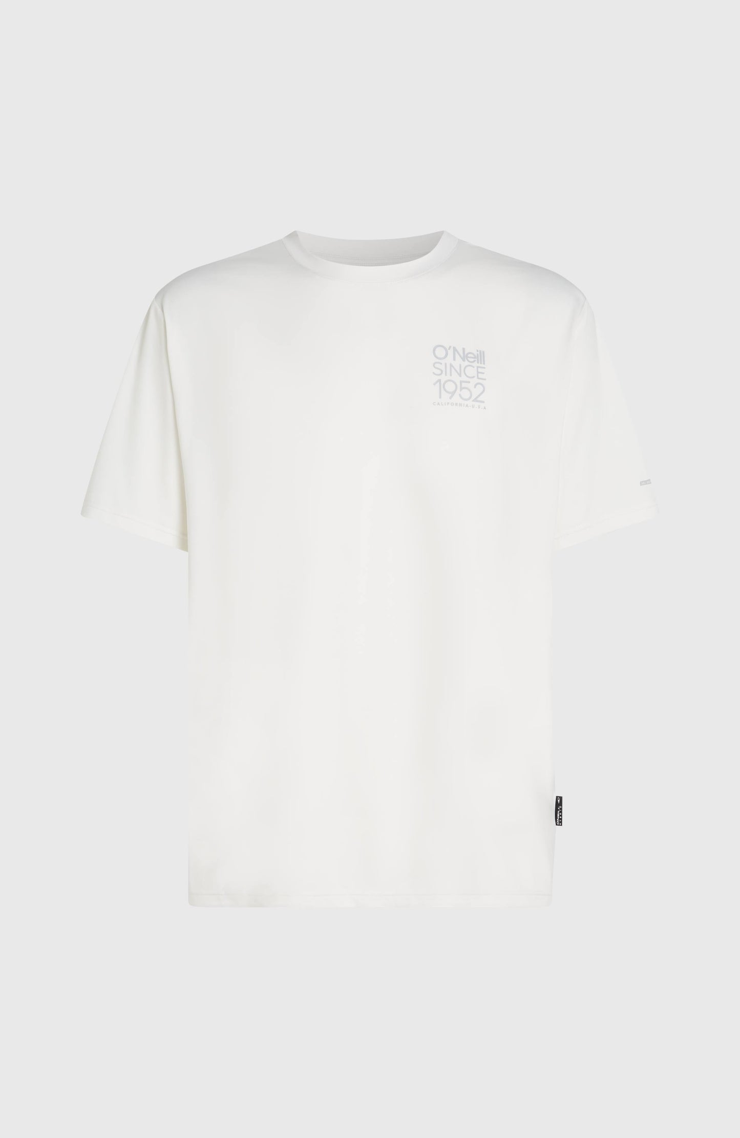 O'Neill Hybrid UPF 50+ Polygiene Back-Print T-Shirt Men Snow White