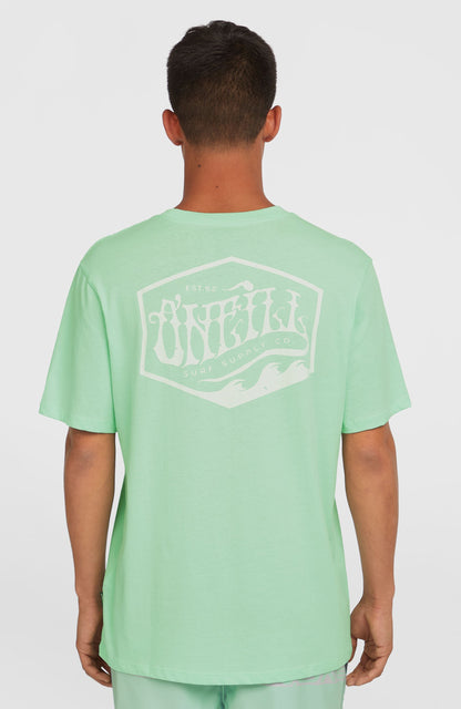 Box Logo T-Shirt Men Mildrew Mint