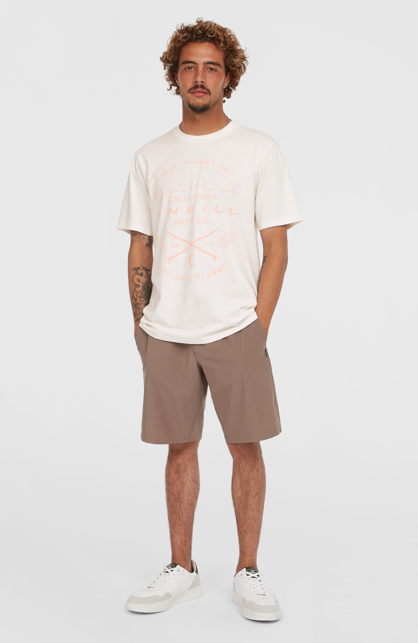 Jack O'Neill Muir T-Shirt Men Snow White