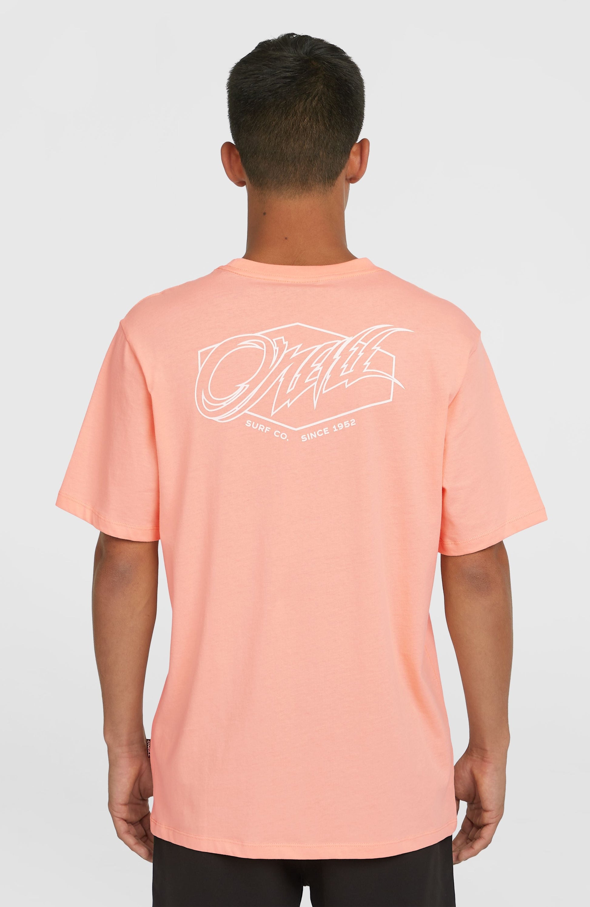Box Logo T-Shirt Men Coral Pop