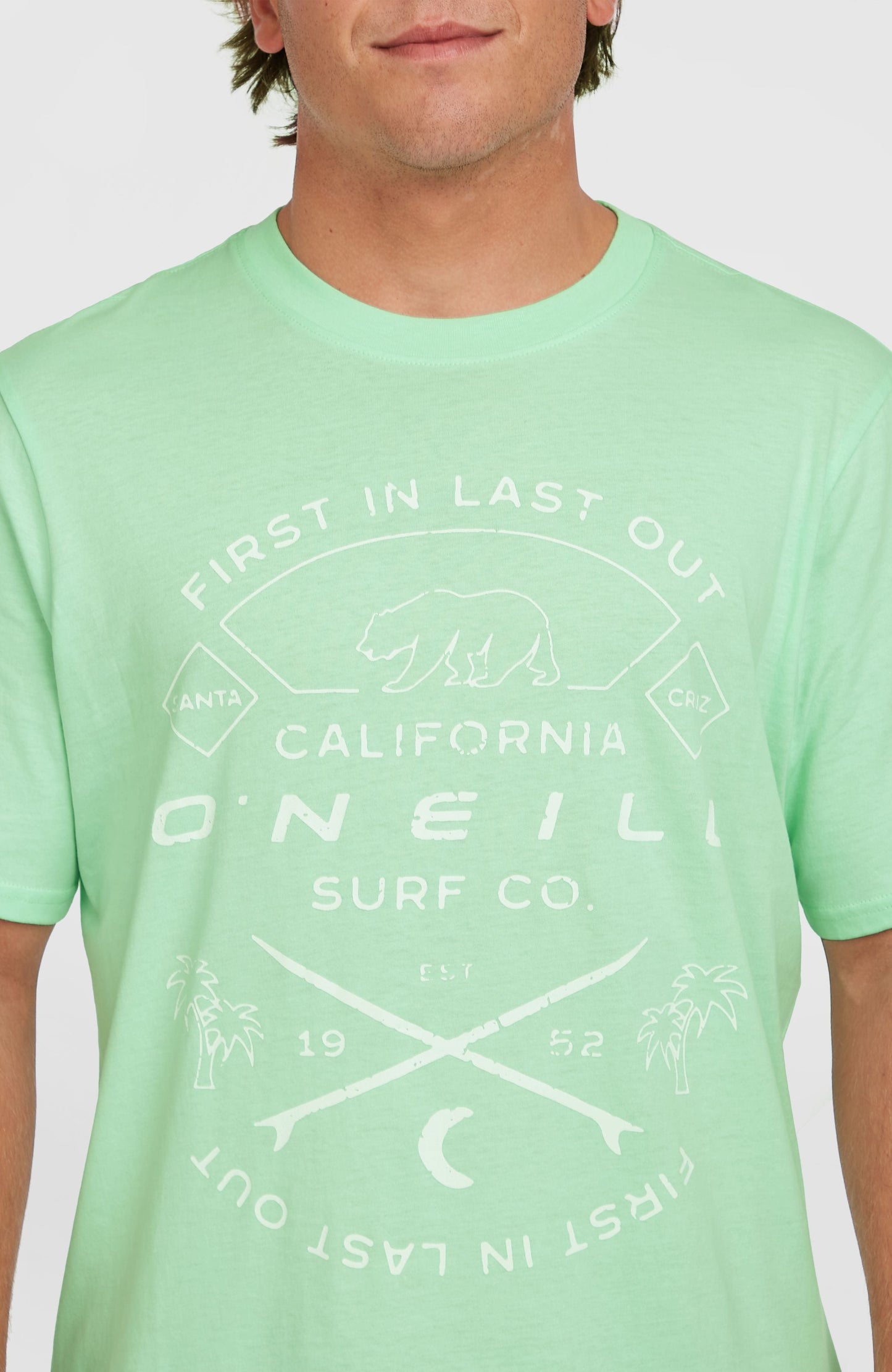 Jack O'Neill Muir T-Shirt Men Mildrew Mint