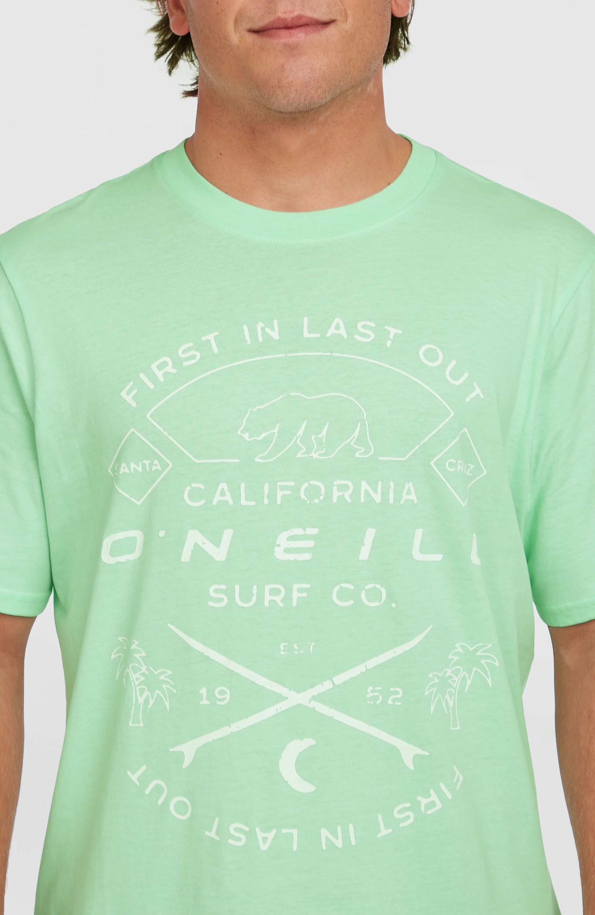 Jack O'Neill Muir T-Shirt Men Mildrew Mint
