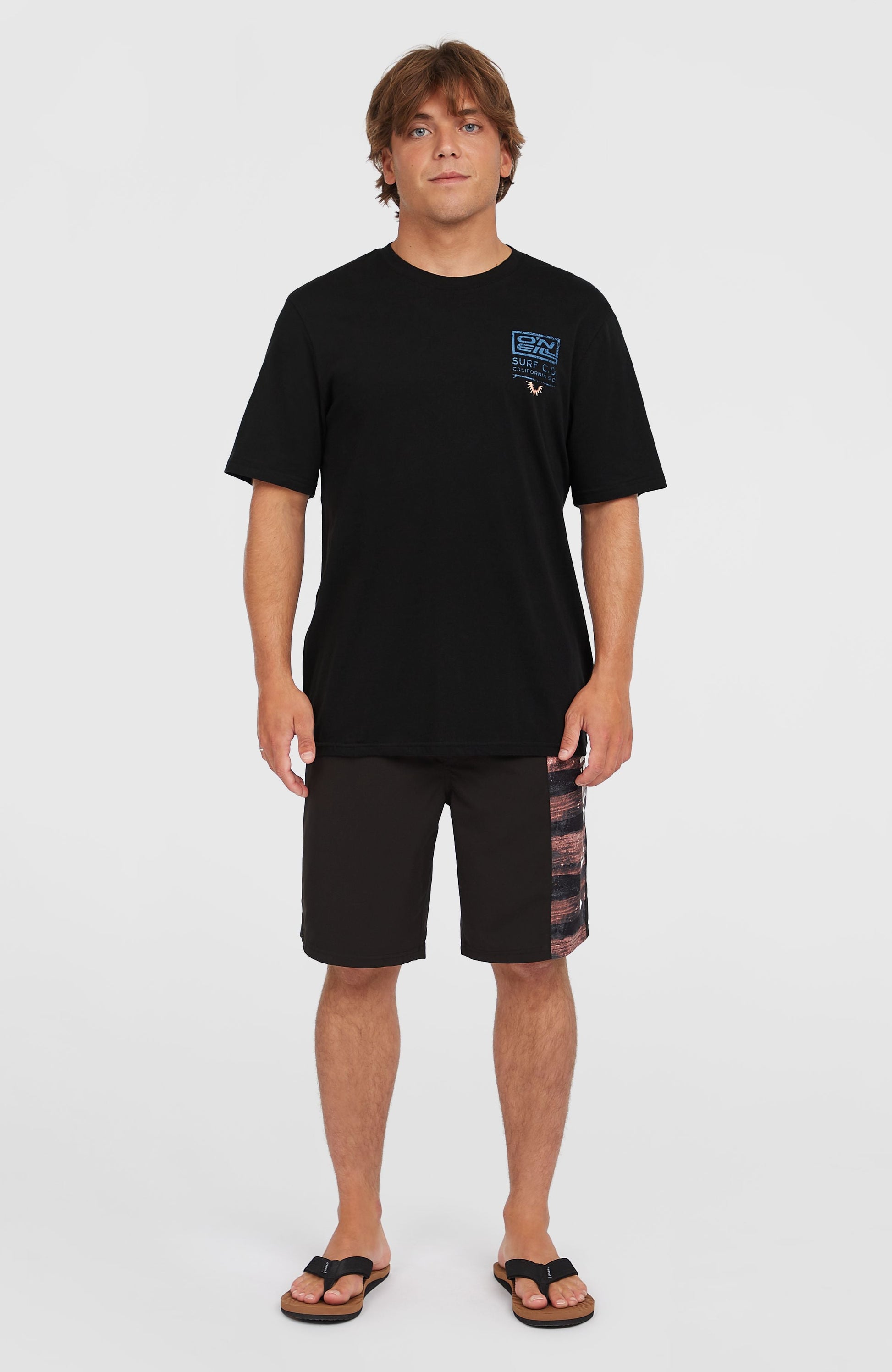 Retro Graphic T-Shirt Men Black Out