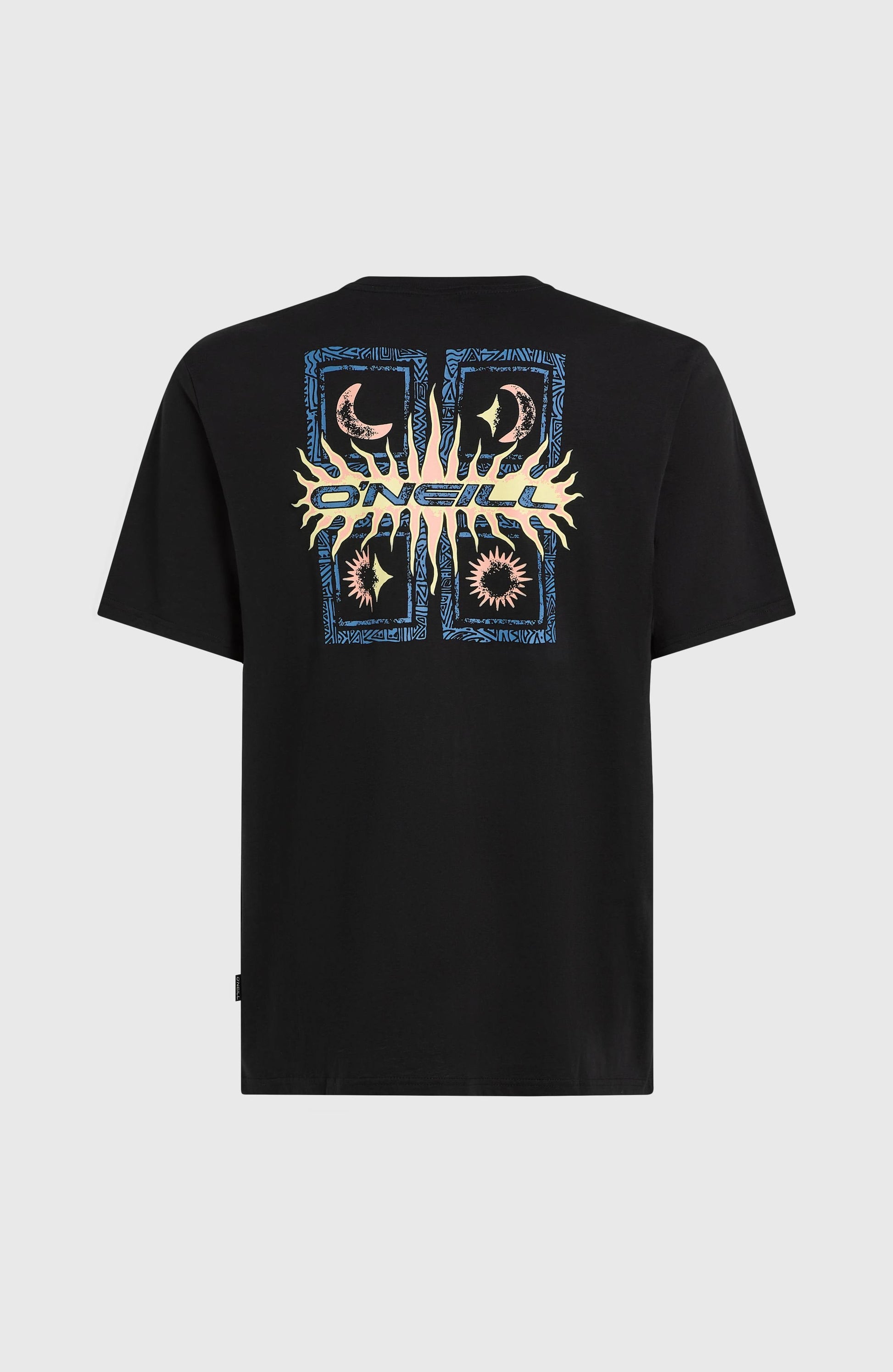 Retro Graphic T-Shirt Men Black Out