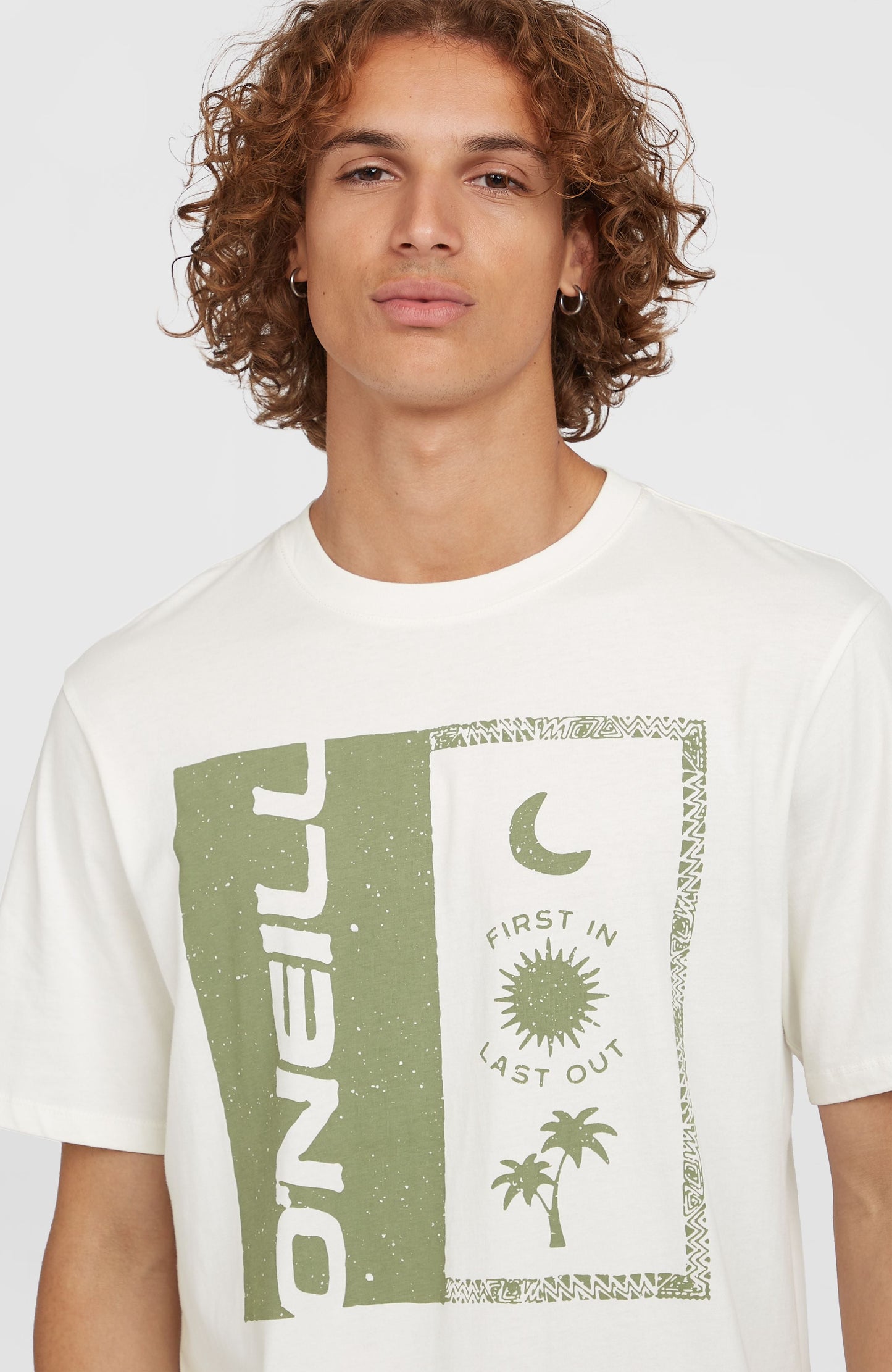 Front Print T-Shirt Men Snow White