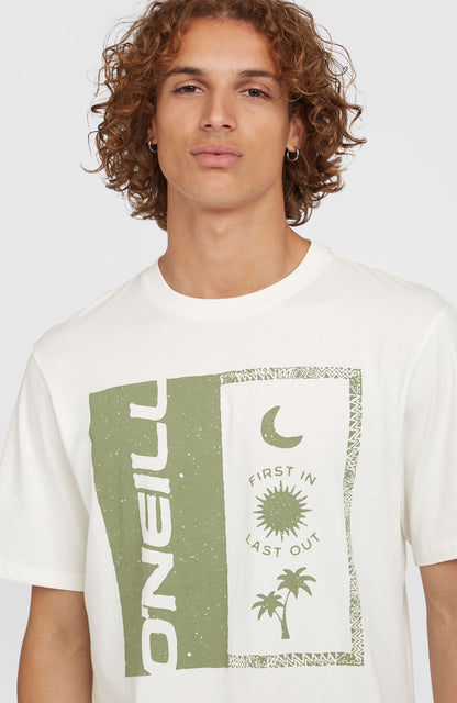 Front Print T-Shirt Men Snow White