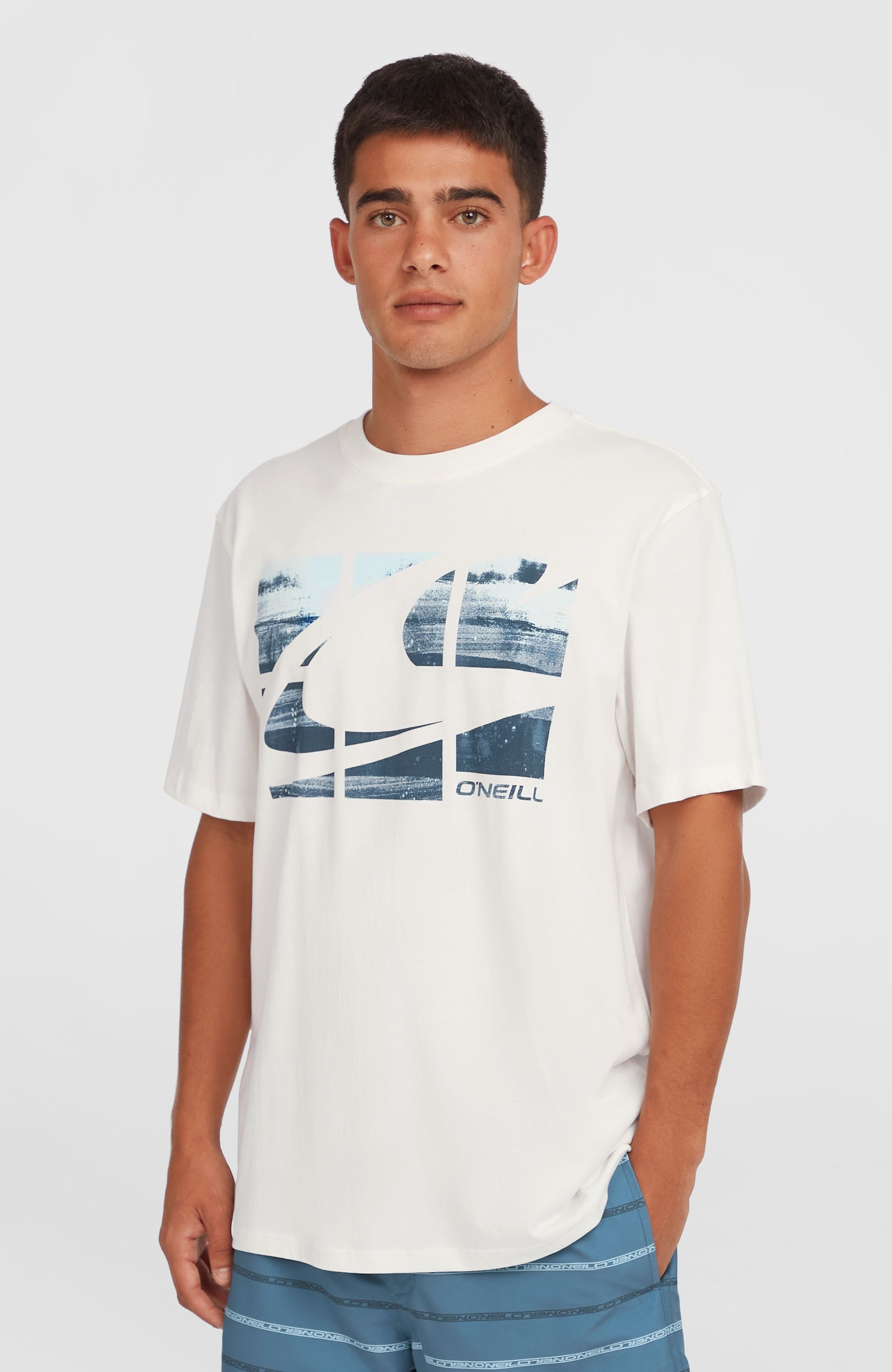 Gradient T-Shirt Men Snow White 2