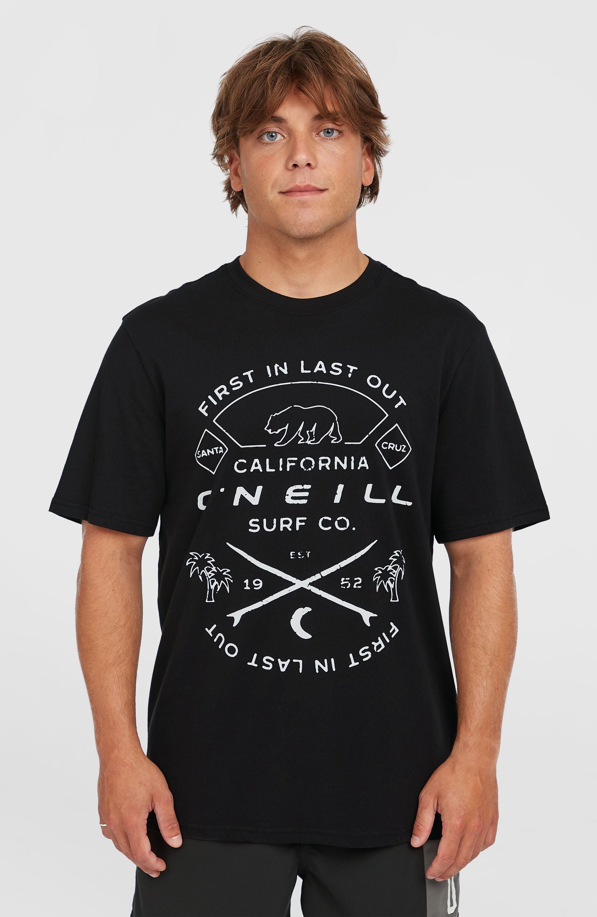Jack O'Neill Muir T-Shirt Men Black Out