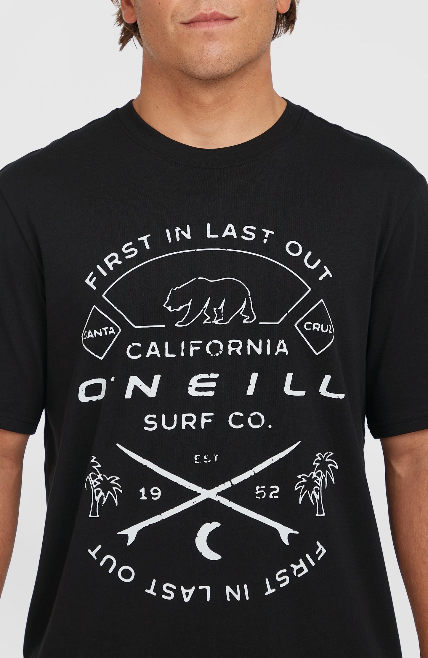 Jack O'Neill Muir T-Shirt Men Black Out