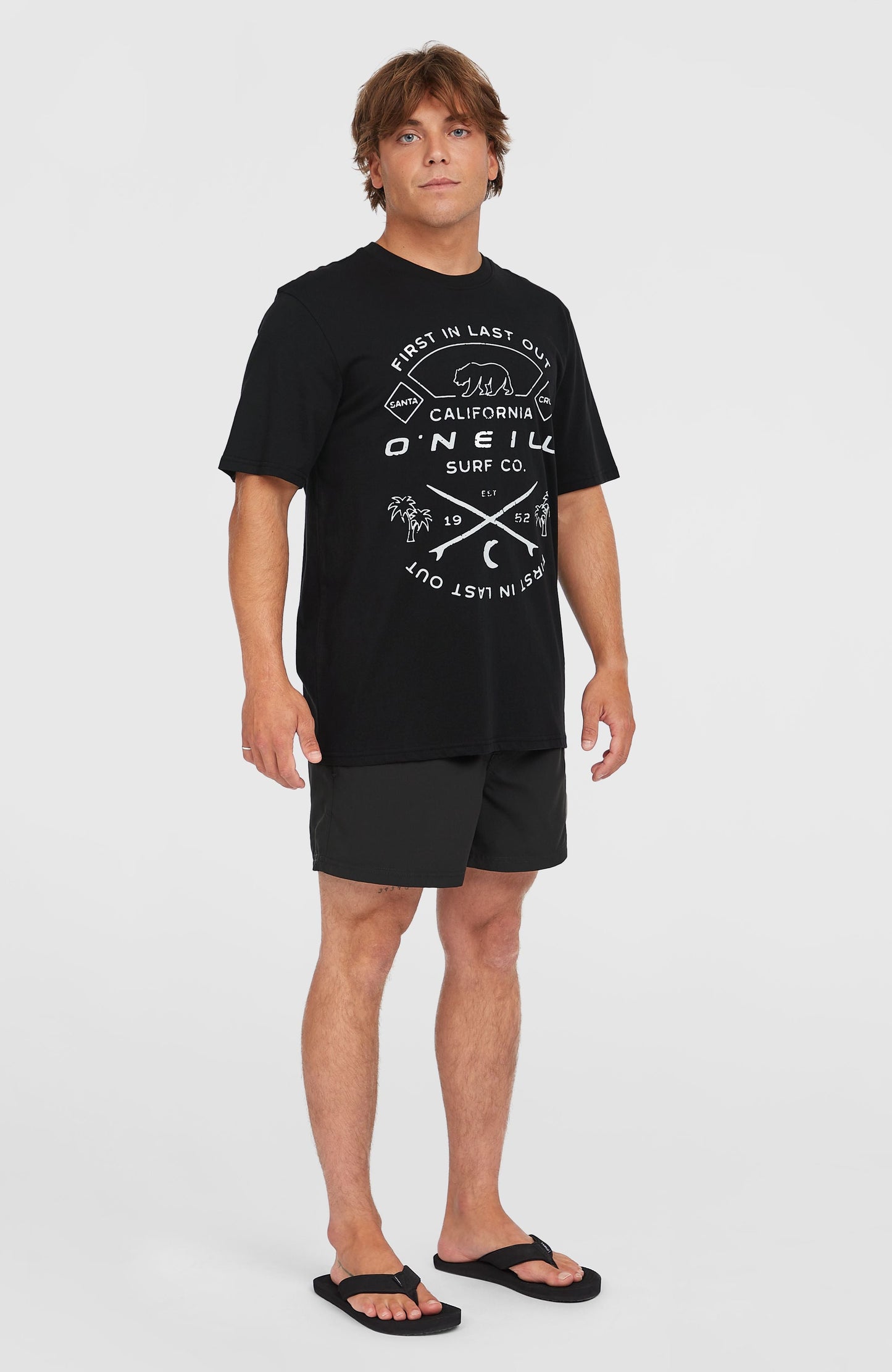 Jack O'Neill Muir T-Shirt Men Black Out