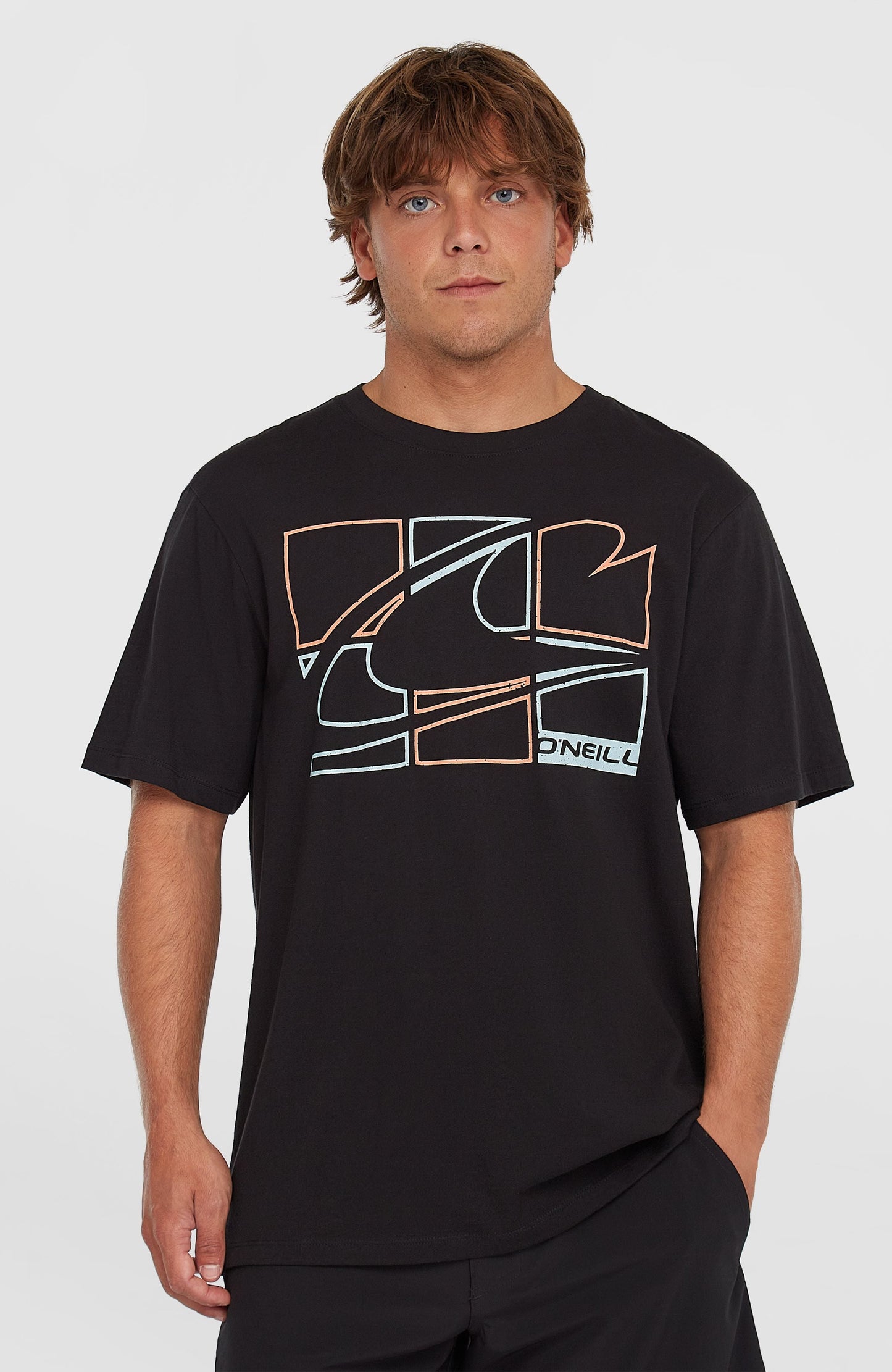 Gradient T-Shirt Men Black Out
