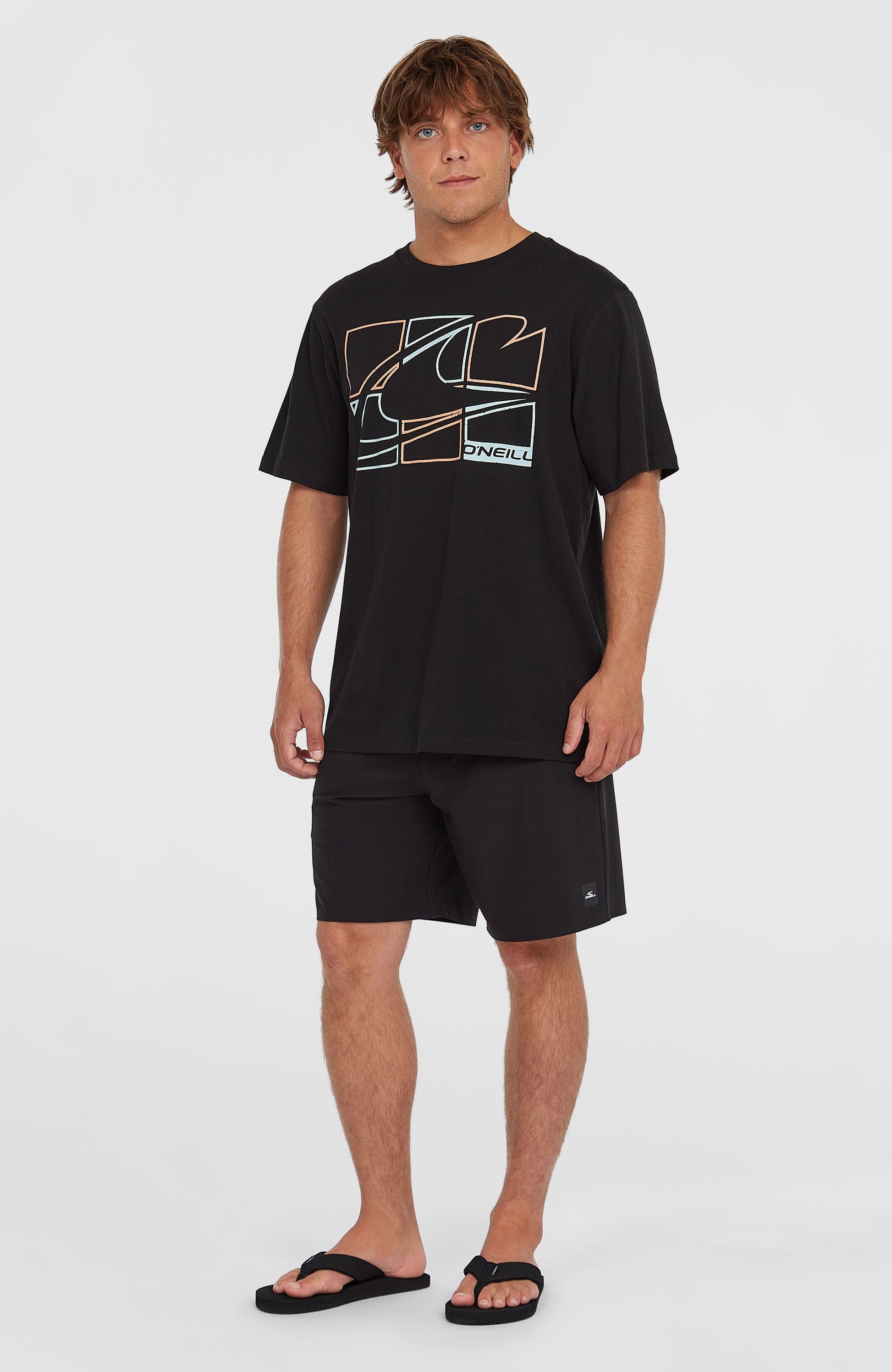 Gradient T-Shirt Men Black Out