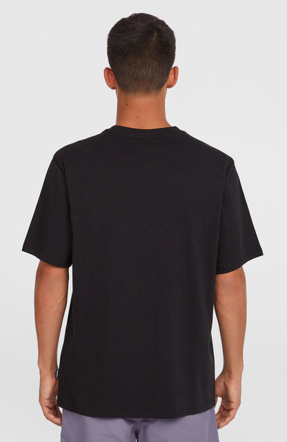 Stripe T-Shirt Men Black Out