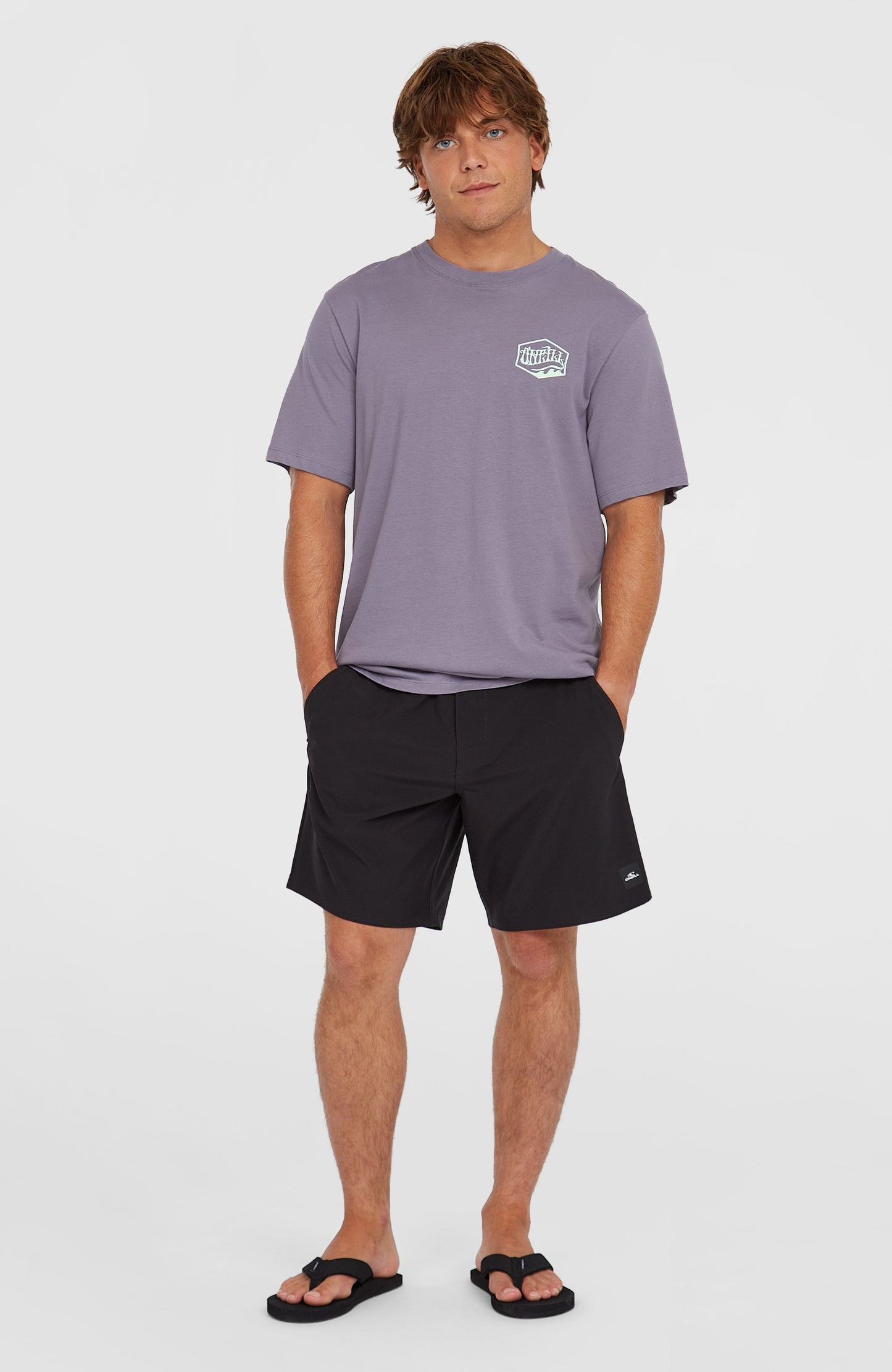 Box Logo T-Shirt Men Storm