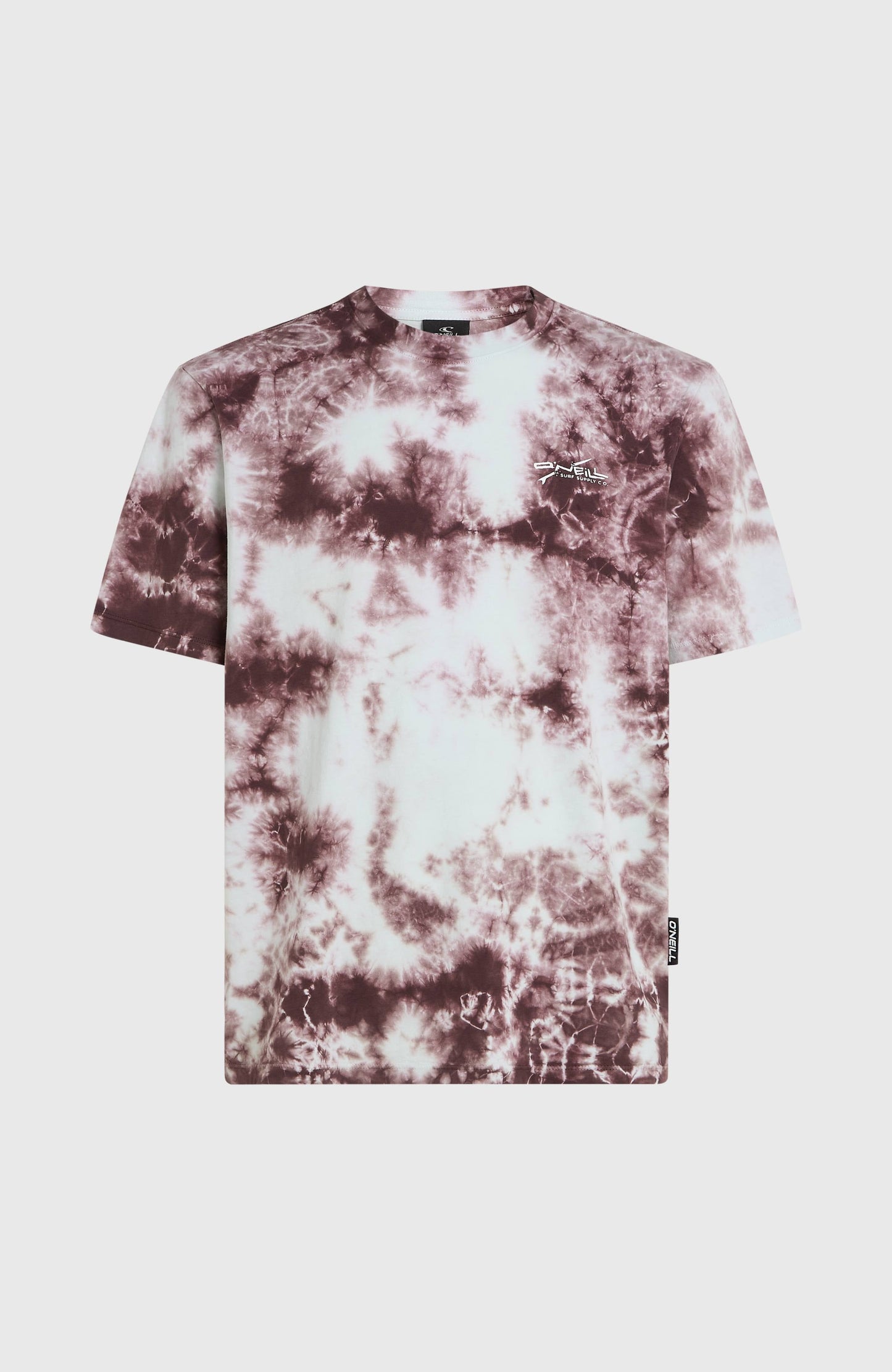 Tie Dye Graphic T-Shirt Men Purple Tie Dye Print