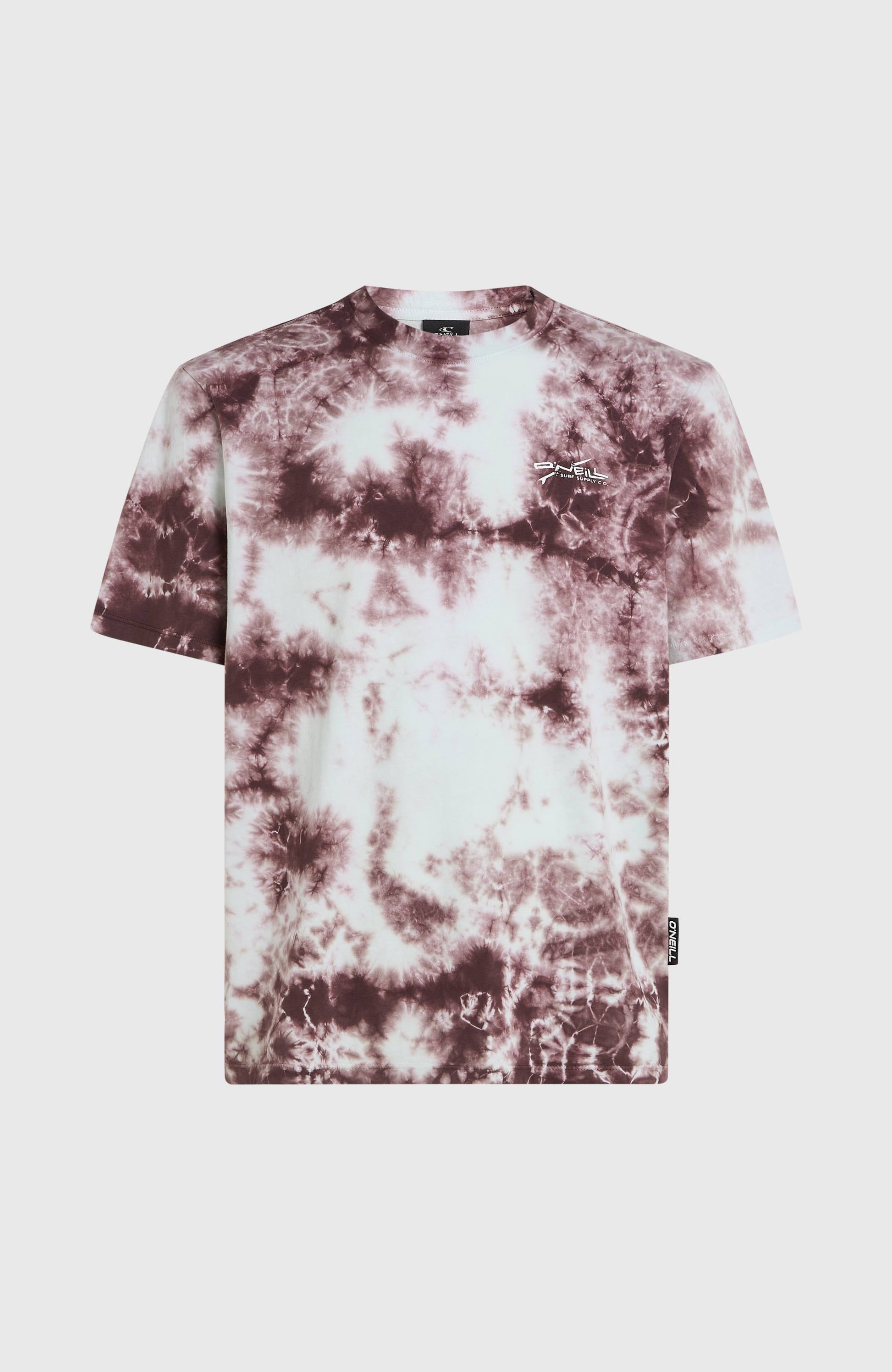 Tie Dye Graphic T-Shirt Men Purple Tie Dye Print
