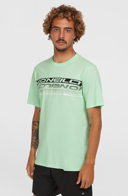 Stripe T-Shirt Men Mildrew Mint