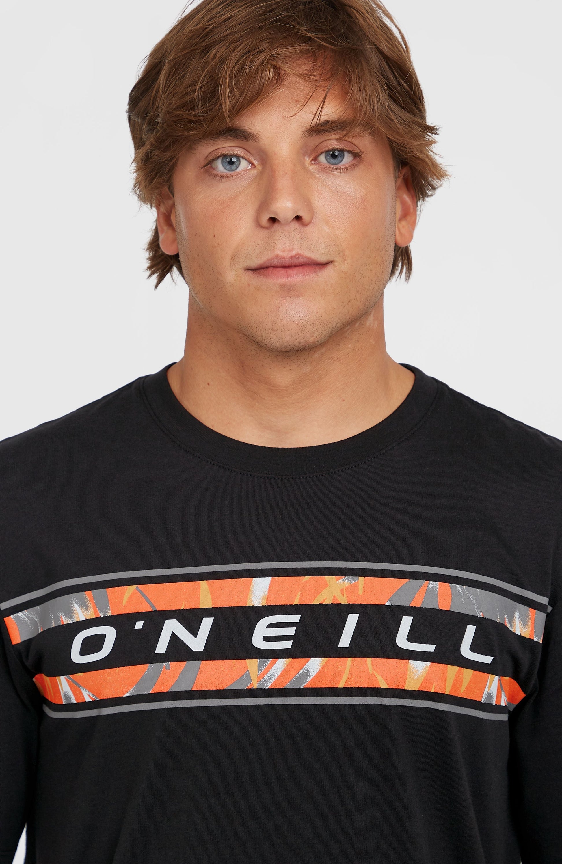 Front Graphic T-Shirt Men Black Out