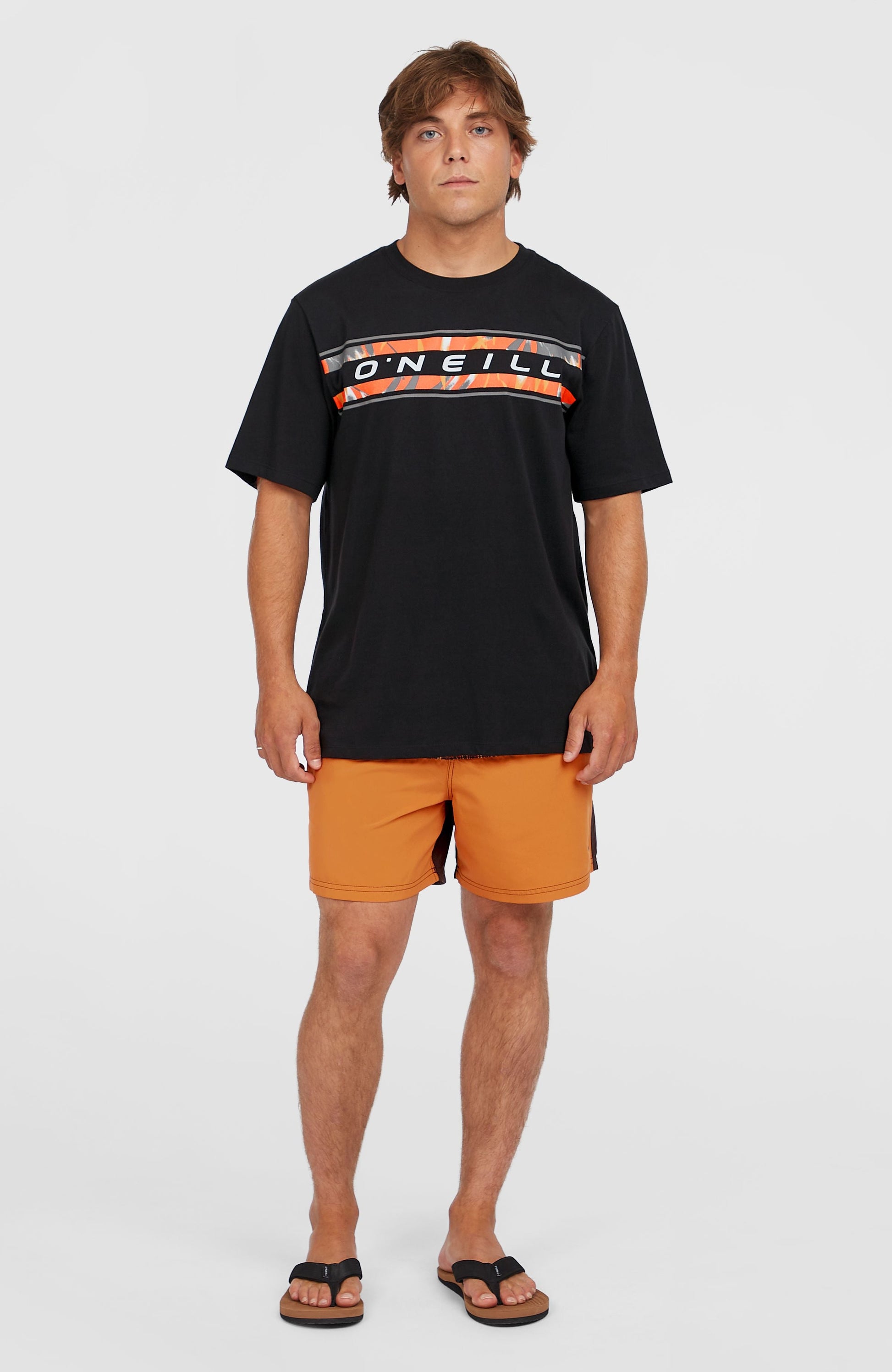 Front Graphic T-Shirt Men Black Out
