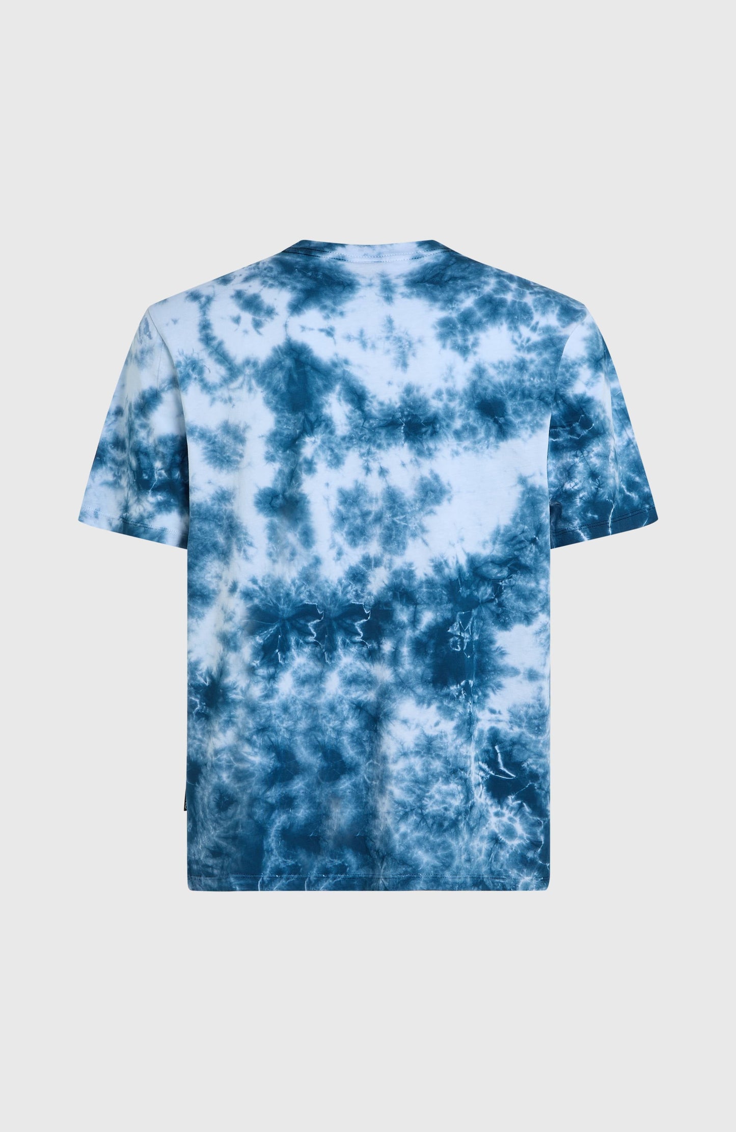 Tie Dye Graphic T-Shirt Men Blue Tie Dye Print