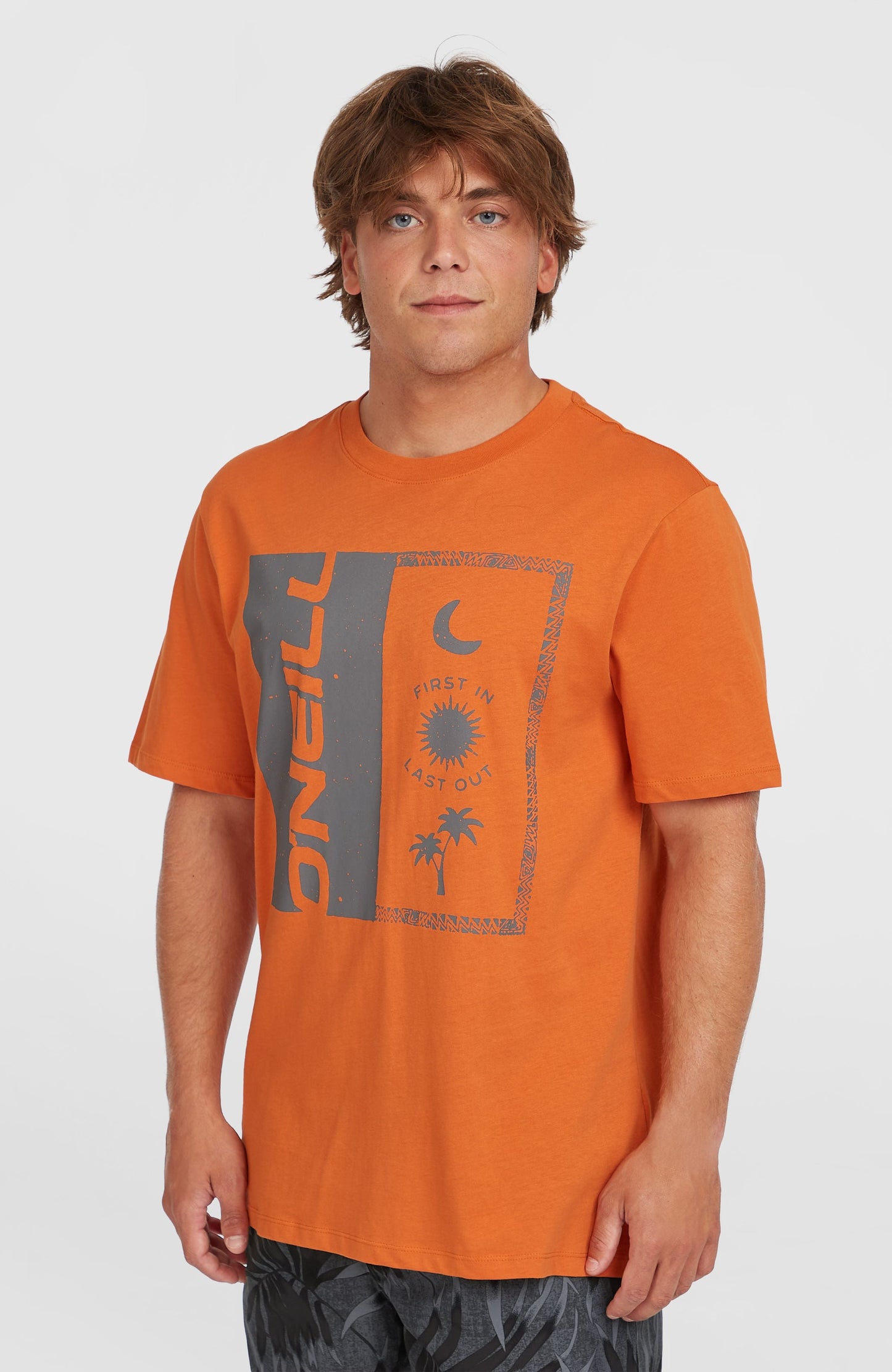 Front Print T-Shirt Men Cinnamon Stick
