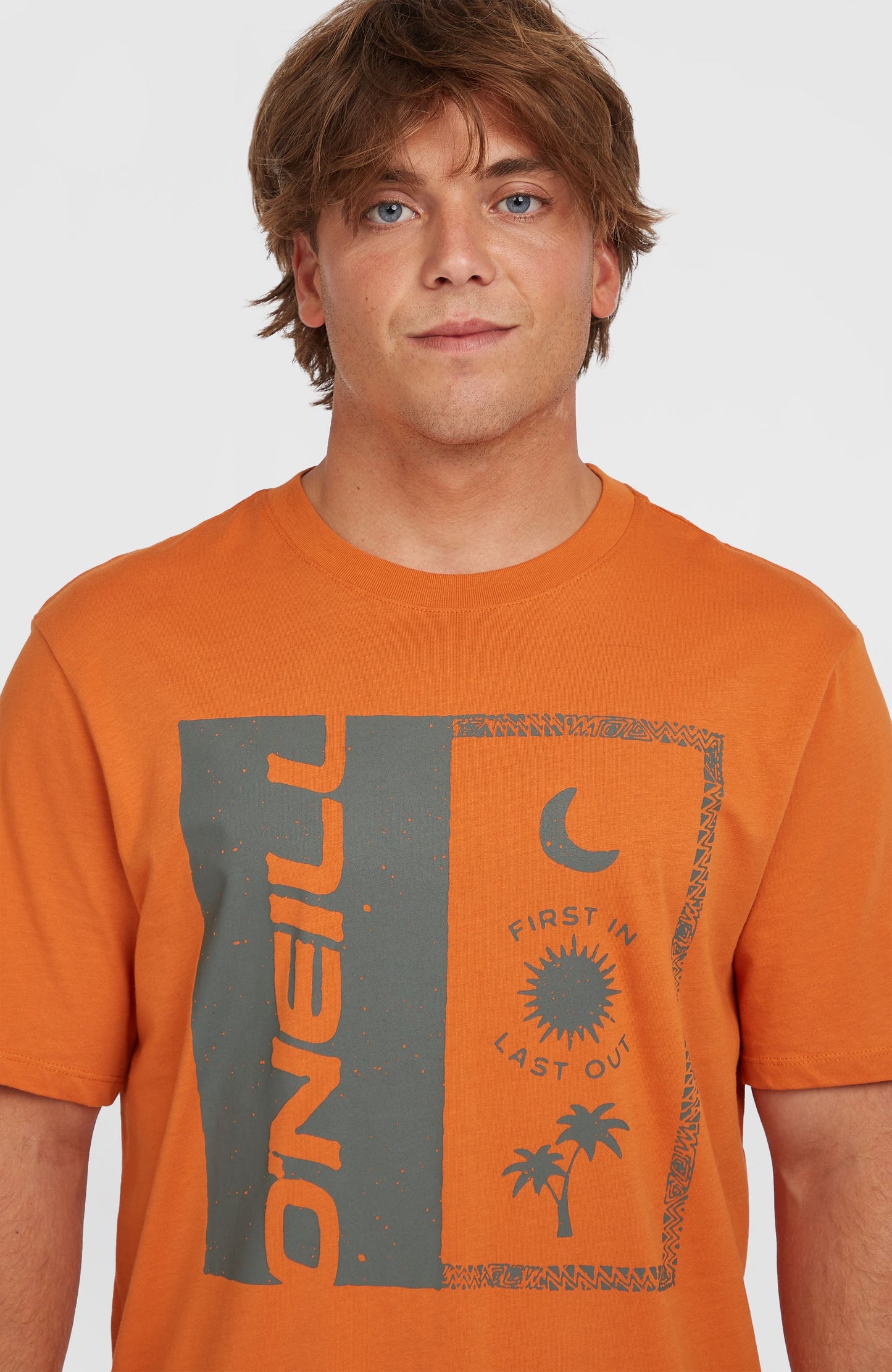 Front Print T-Shirt Men Cinnamon Stick