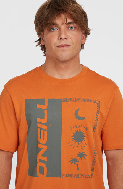 Front Print T-Shirt Men Cinnamon Stick