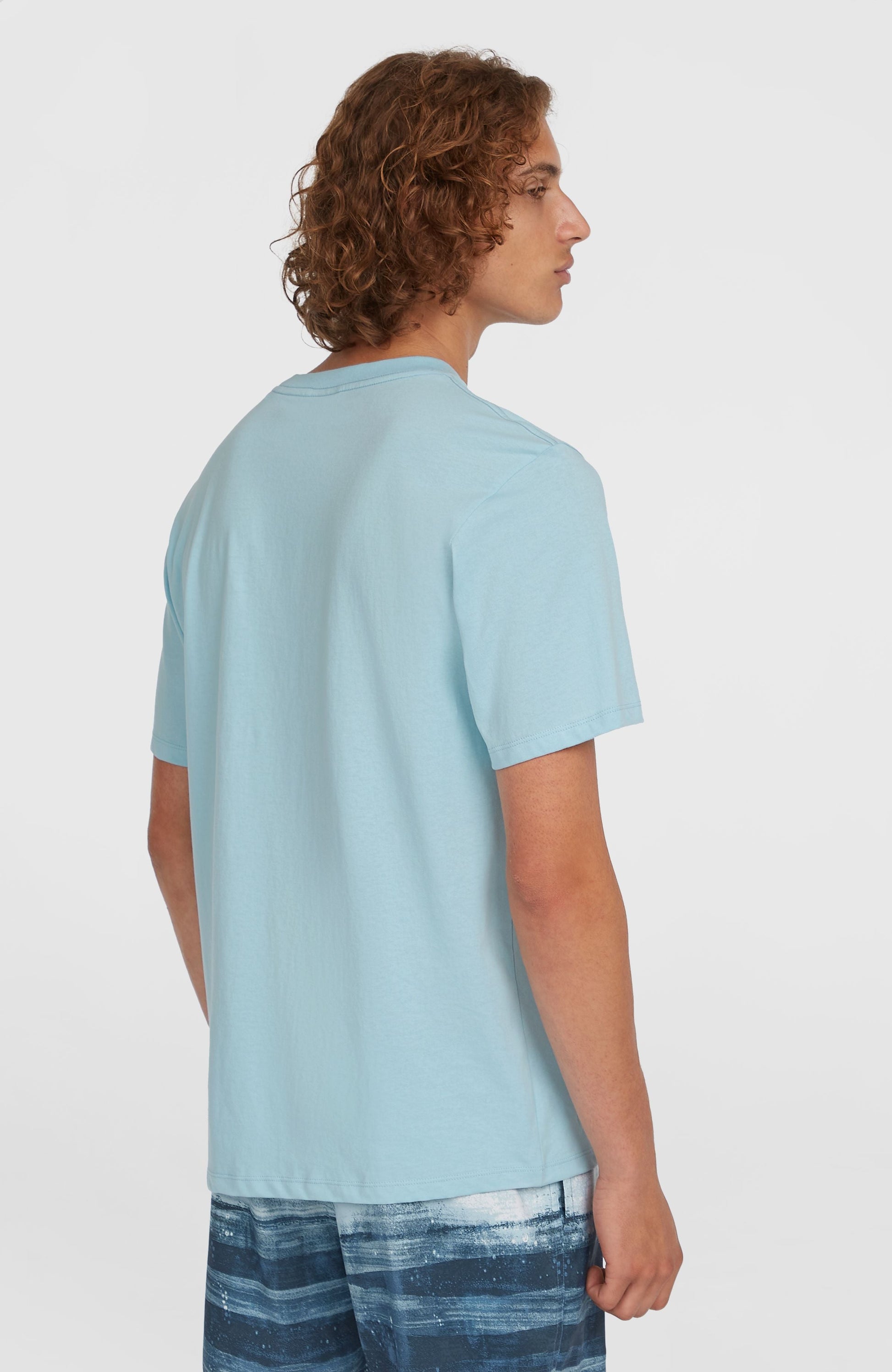 Stripe T-Shirt Men Morning Glory