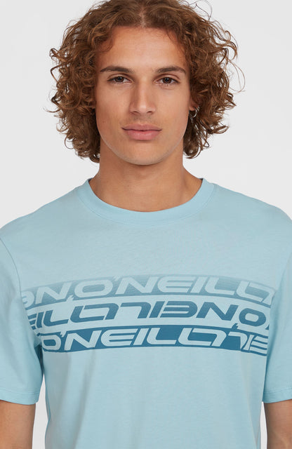 Stripe T-Shirt Men Morning Glory
