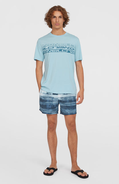 Stripe T-Shirt Men Morning Glory