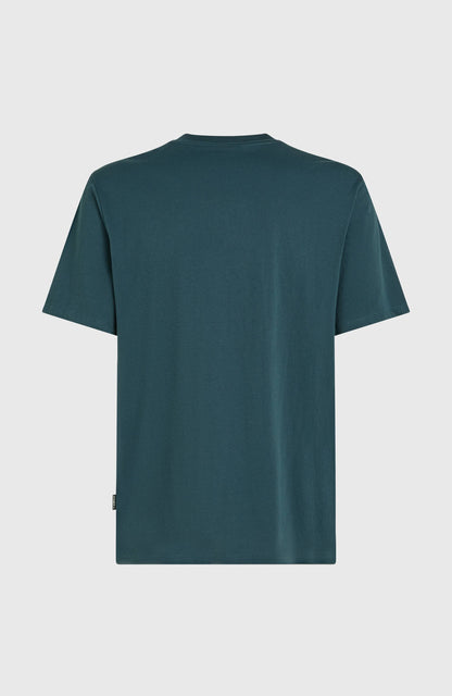 Chest Print T-Shirt Men Alma Steel