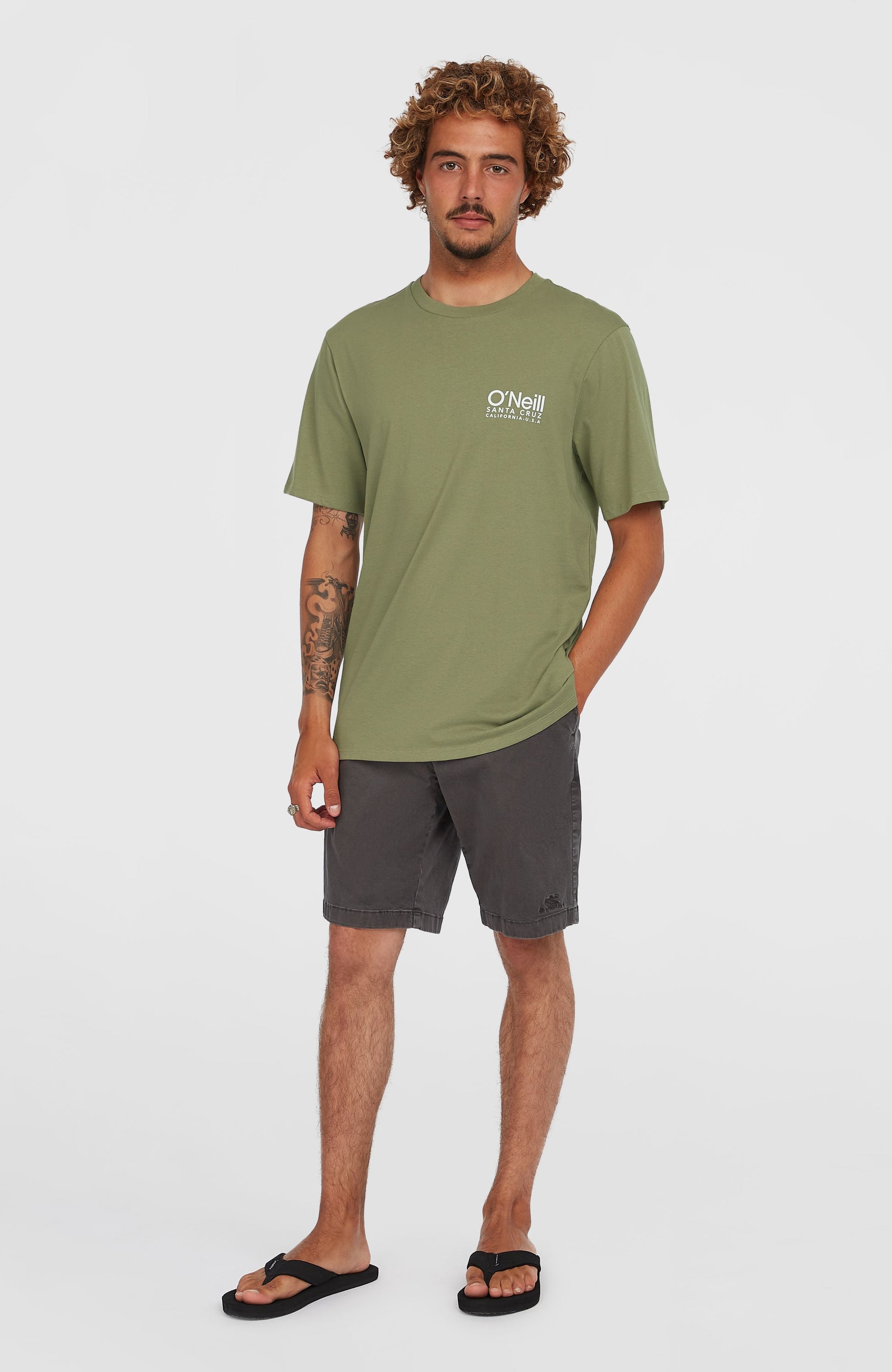 Original Cali Logo T-Shirt Men Avery Fern