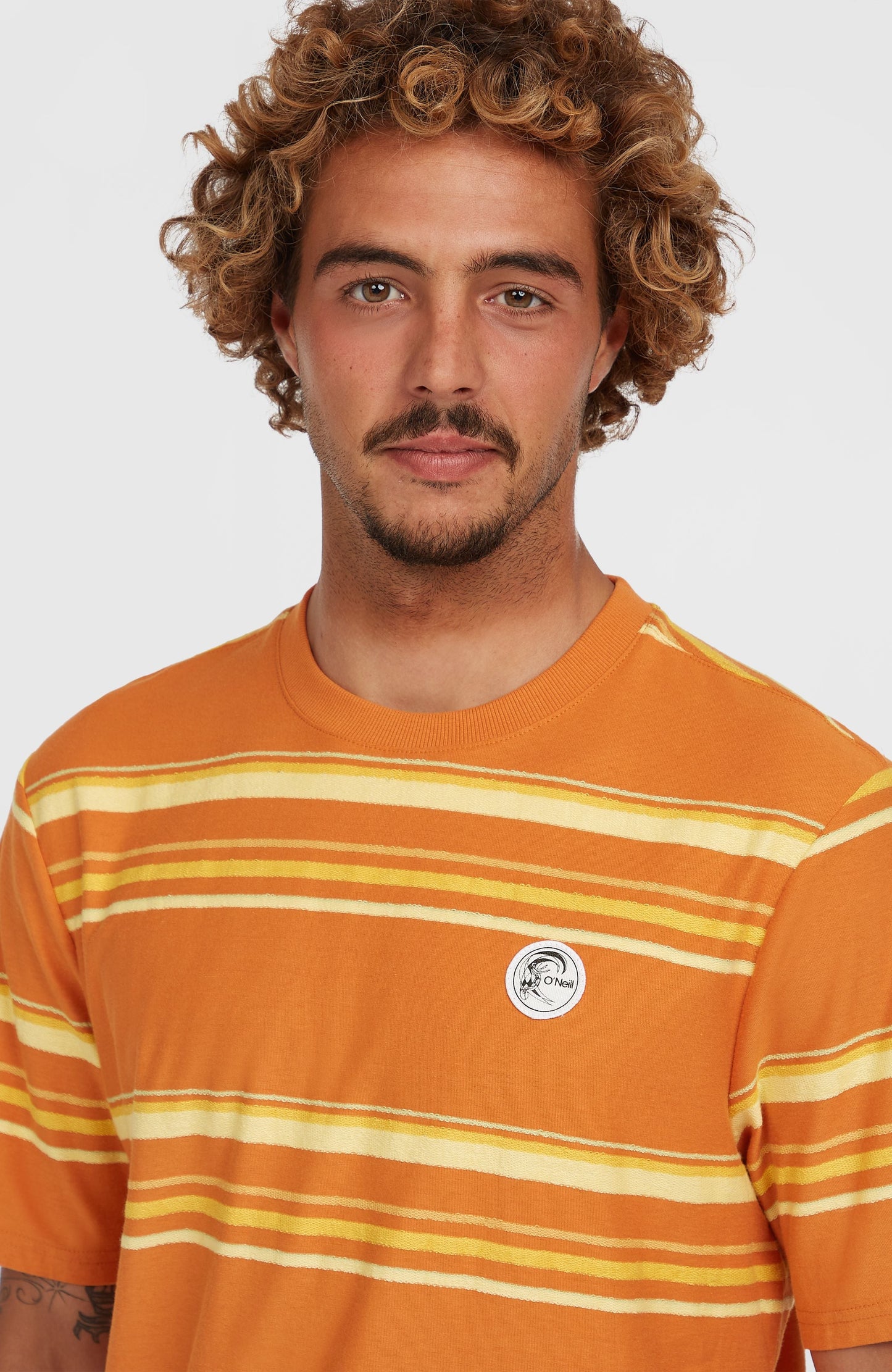 O'Riginals Stripe T-Shirt Men Orange Originals Retro Stripe
