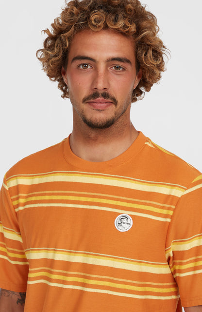 O'Riginals Stripe T-Shirt Men Orange Originals Retro Stripe