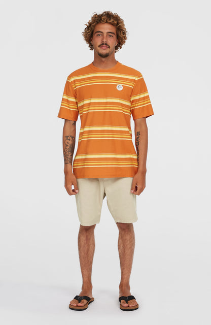 O'Riginals Stripe T-Shirt Men Orange Originals Retro Stripe