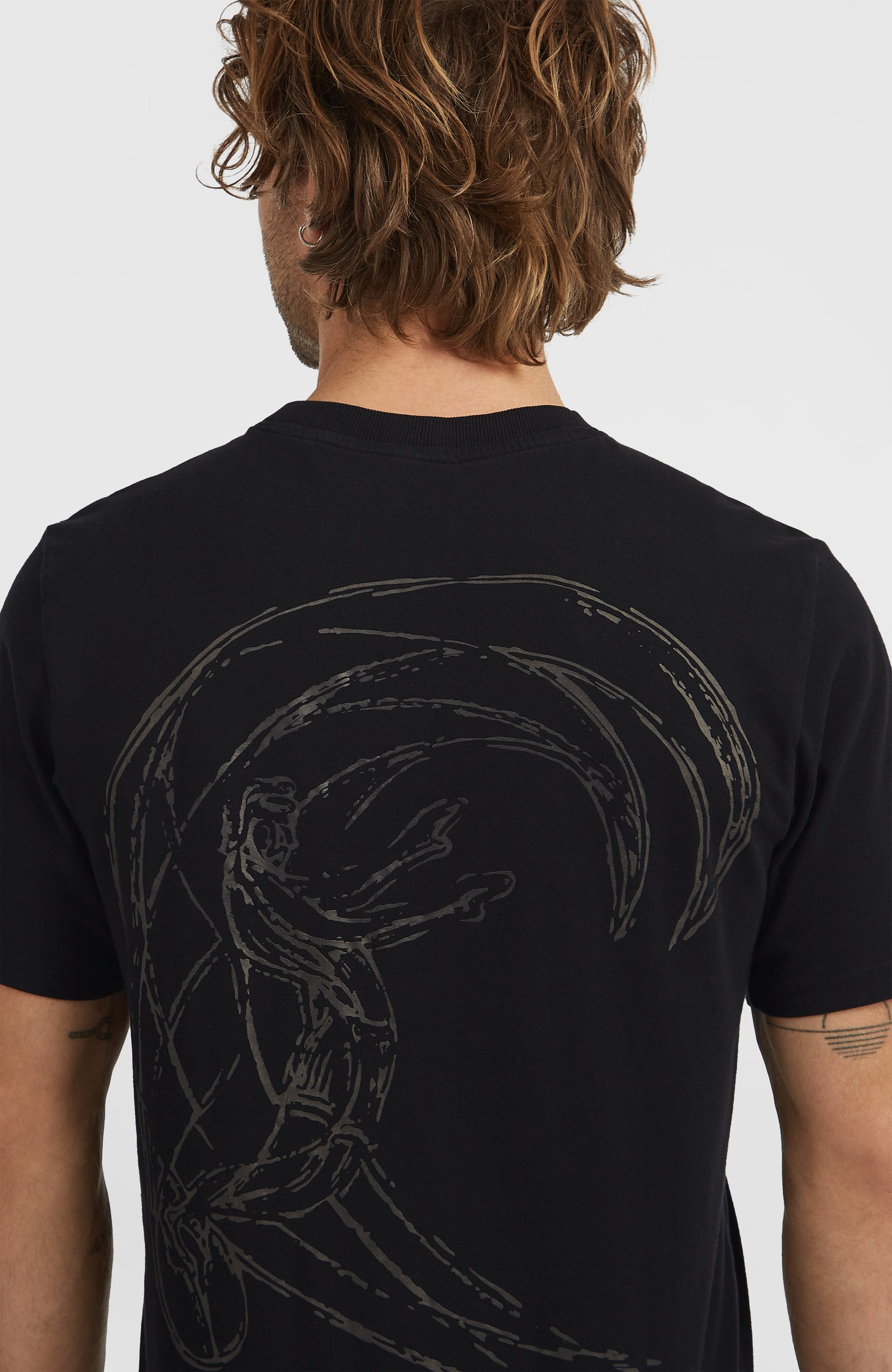 O'Riginals Back-Print T-Shirt Men Black Out