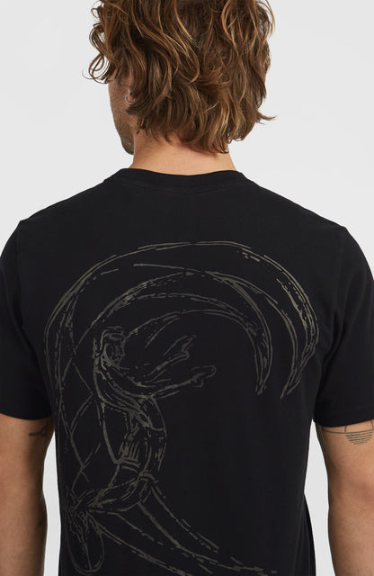 O'Riginals Back-Print T-Shirt Men Black Out