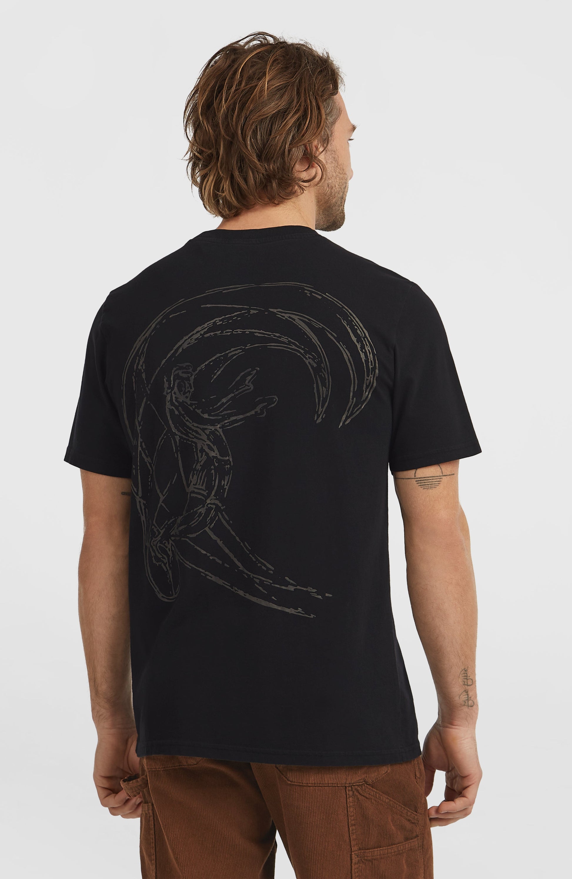 O'Riginals Back-Print T-Shirt Men Black Out