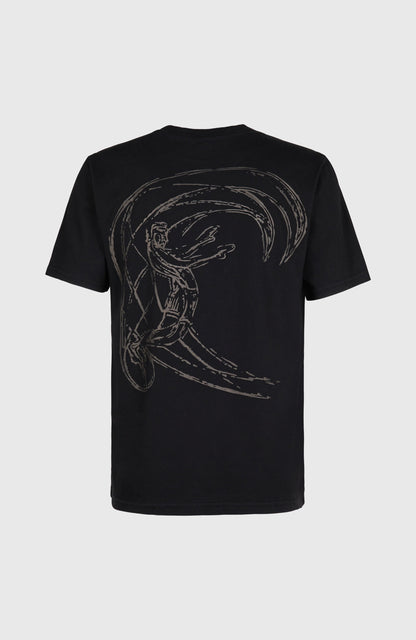 O'Riginals Back-Print T-Shirt Men Black Out