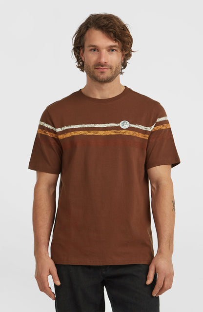 O'Riginals Stripe T-Shirt Men Hazel Spice