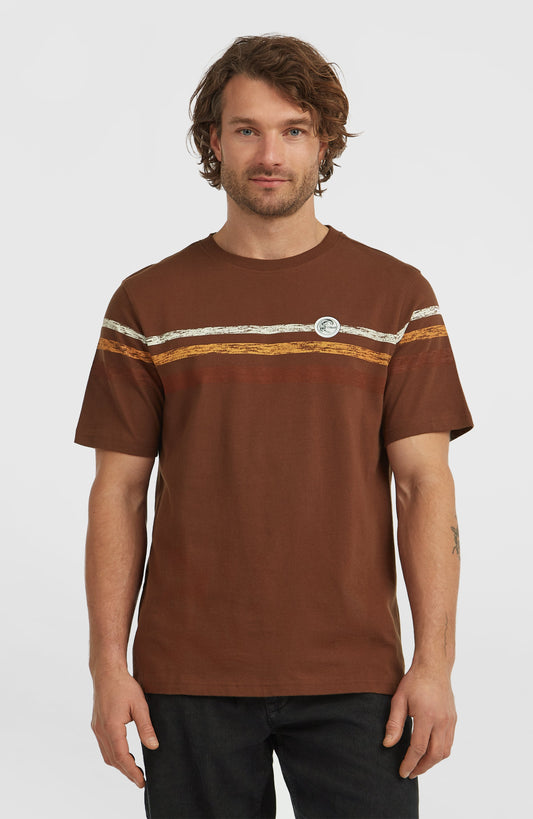 O'Riginals Stripe T-Shirt Men Hazel Spice