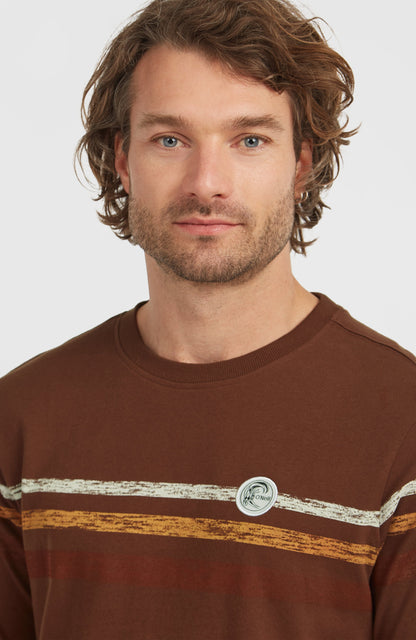 O'Riginals Stripe T-Shirt Men Hazel Spice
