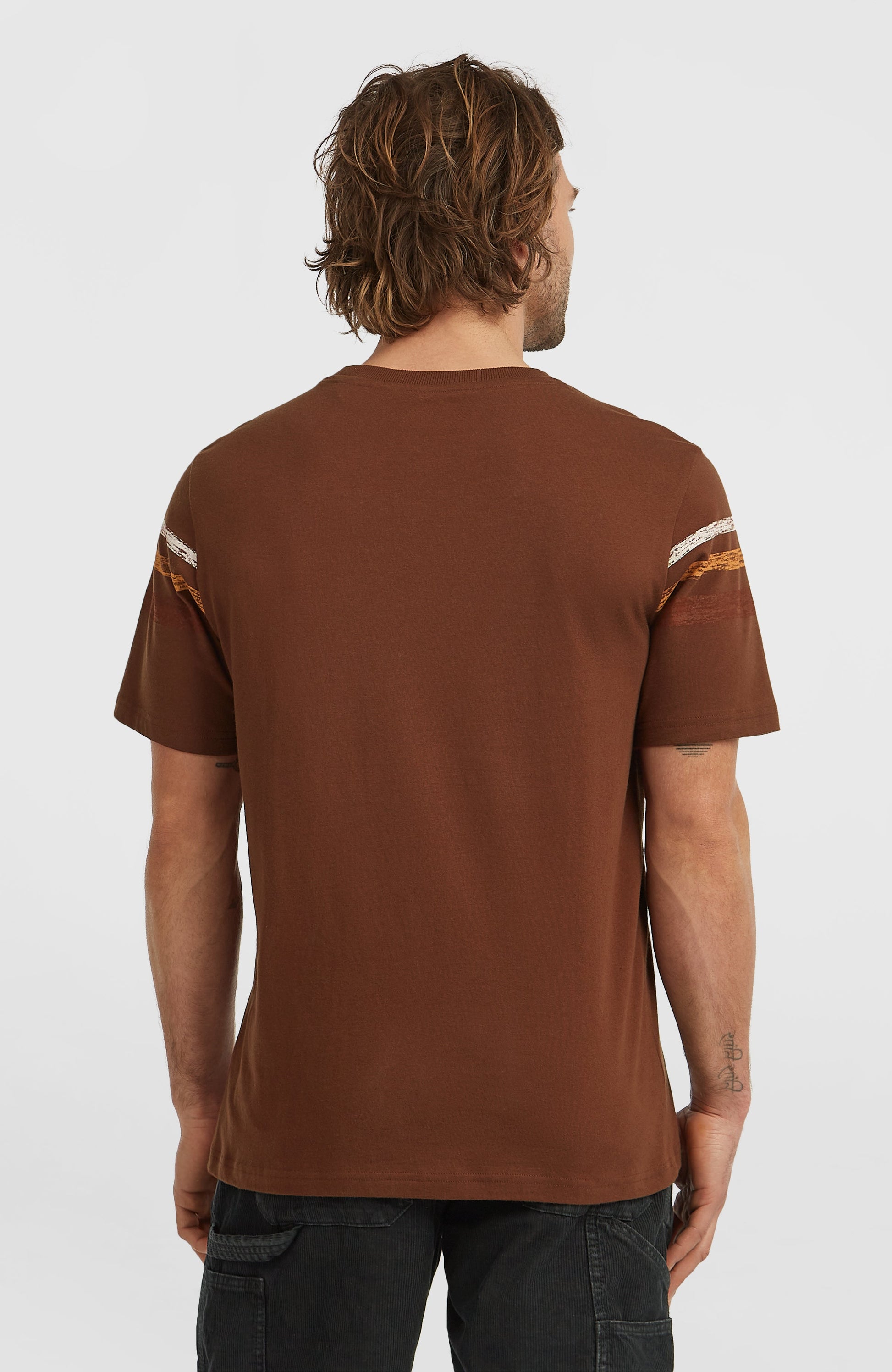 O'Riginals Stripe T-Shirt Men Hazel Spice