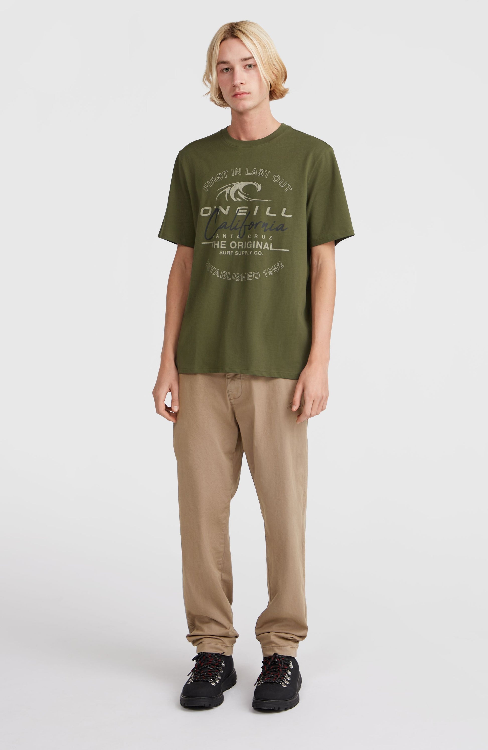 Cali Wave T-Shirt Men Forest Night