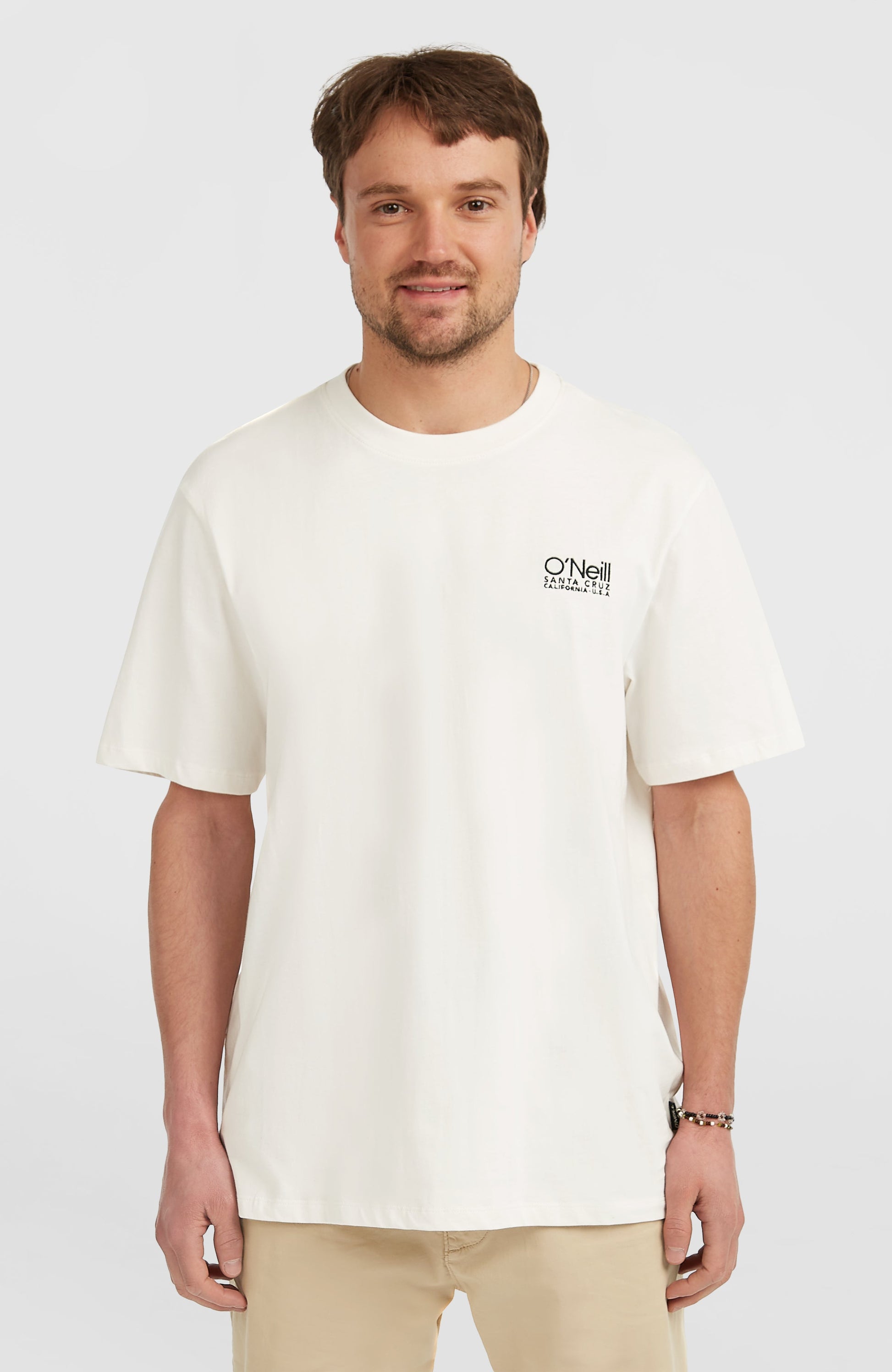 Original Cali Logo T-Shirt Men Snow White