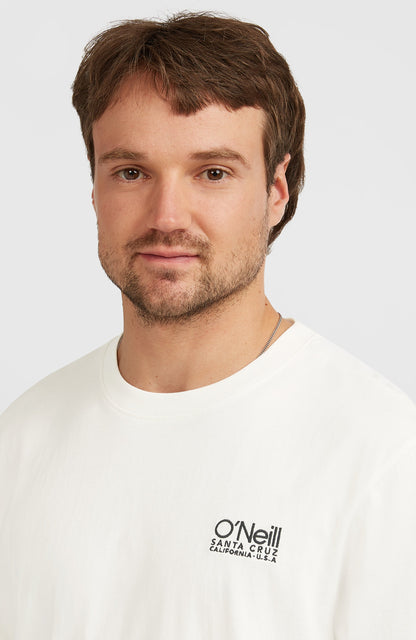 Original Cali Logo T-Shirt Men Snow White