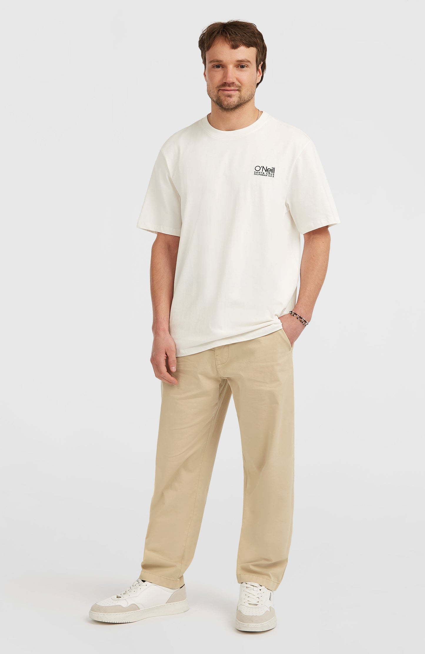 Original Cali Logo T-Shirt Men Snow White