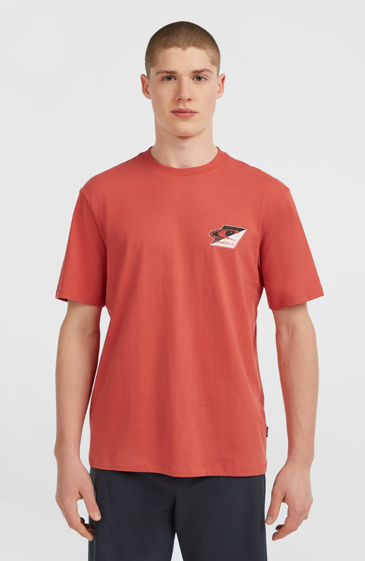 Re-Issue Graphic T-Shirt Men Hot Red
