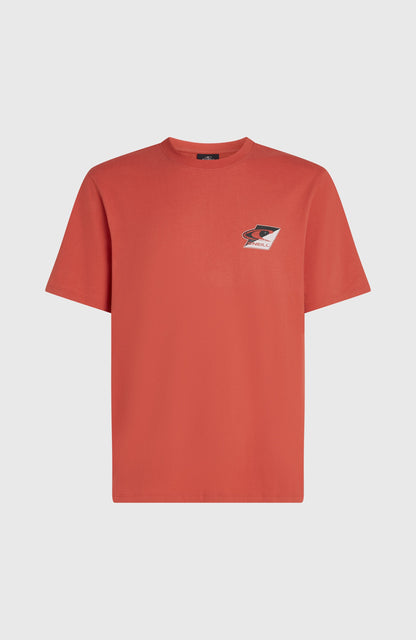 Re-Issue Graphic T-Shirt Men Hot Red