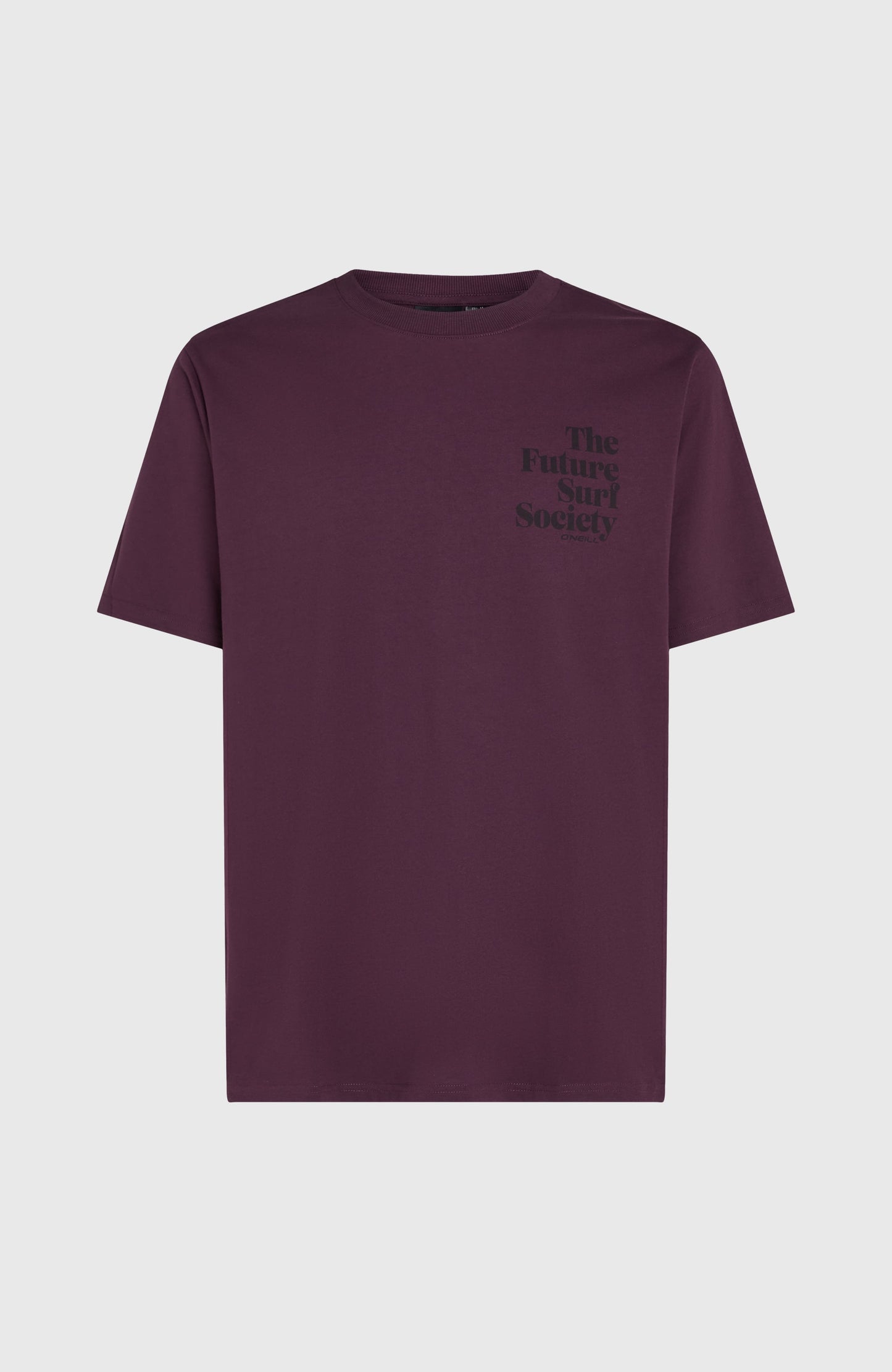 Future Surf Society T-Shirt Men Aubergine